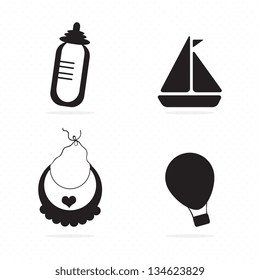 Baby icons ( objects, concepts and elements) vector illustration