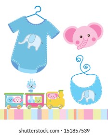 baby icons  over white background vector illustration 