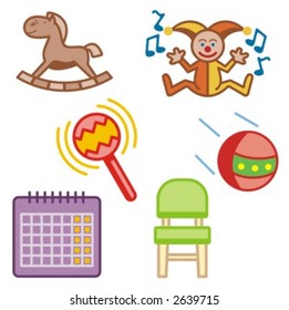 Baby icons series. Check my portfolio for much more of this series as well as thousands of similar and other great vector items.