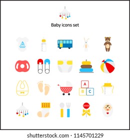 Baby icons set.