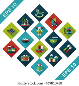 Baby icons set,eps10