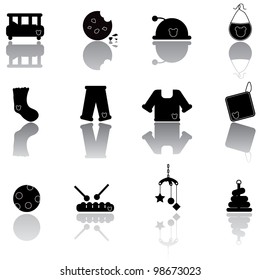 baby icons for web, baby stuff and others