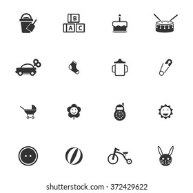 Baby icons for web and user interfaces