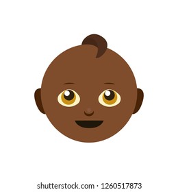 baby illustration face emoji vector child children kid