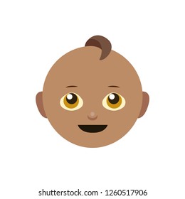 baby illustration face emoji vector child children kid