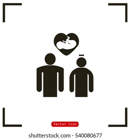 baby inside heart 