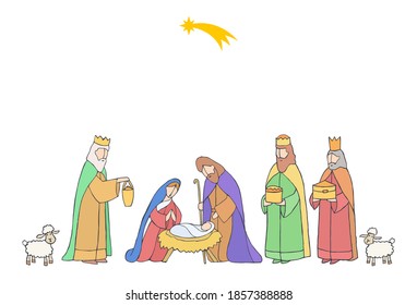 jesus in der krippe clipart house