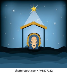 Baby jesus cartoon design