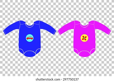 Baby Jumper at transparent effect background
