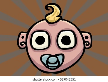 Baby / kid / newborn. High quality vector illustration. Vector file is grouped, ready to use!