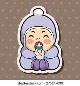 baby kid theme elements