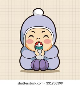 baby kid theme elements