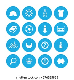 baby, kids icons universal set for web and mobile