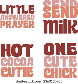 baby and kids retro svg design bundle and eps file