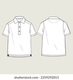 baby kids tee shirt blouse flat sketch illustration