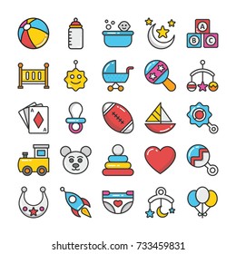 Baby and Kids Vector Icons  1