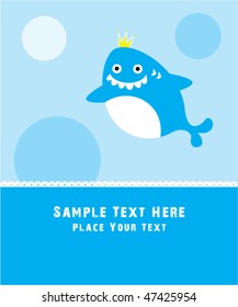 baby king shark greeting
