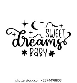 Baby Lettering Quotes. Vector illustration design for fashion graphic, t-shirt, print, slogan tee, card, poster.