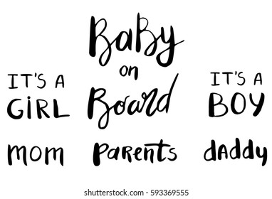 baby lettering set