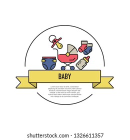 BABY LINE ICON SET