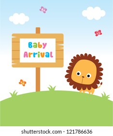 baby lion arrival