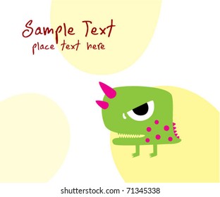 baby little dinosaur card