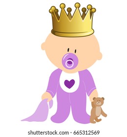 Baby little King Vectorial