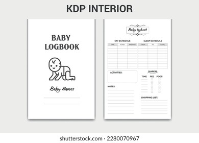 baby log book kdp interior 