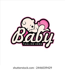 baby logo, design inspiration, illustration, vector