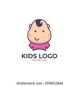 Baby Logo Design Template.Vector Illustration