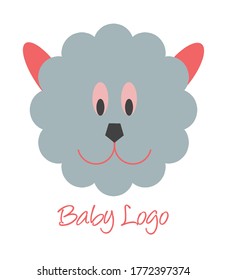 Baby Logo Design Vector. For Kids. 
Imaginary characters