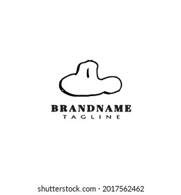 baby logo icon design template modern vector cartoon