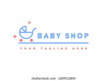 Logo para bebés, adecuado para una tienda infantil.