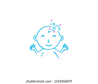 Baby logo template