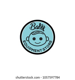 Baby logo vector