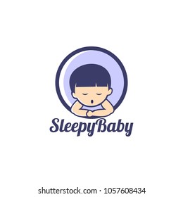 Baby logo vector