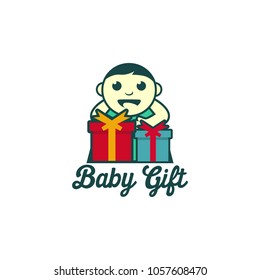 Baby logo vector