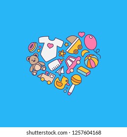 Baby Logo Vector