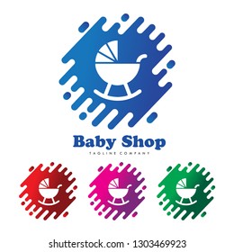 Baby logo vector 