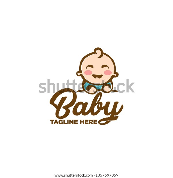 Baby logo vector