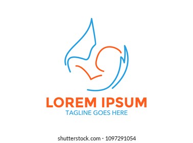 baby logo vector design. icon. vector illustration