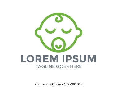 baby logo vector design. icon. vector illustration