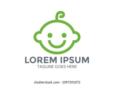 baby logo vector design. icon. vector illustration