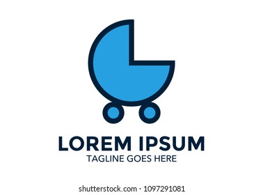 baby logo vector design. icon. vector illustration