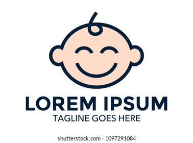 baby logo vector design. icon. vector illustration