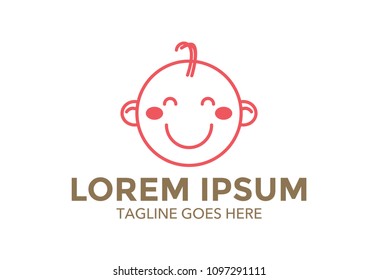 baby logo vector design. icon. vector illustration
