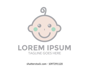 baby logo vector design. icon. vector illustration