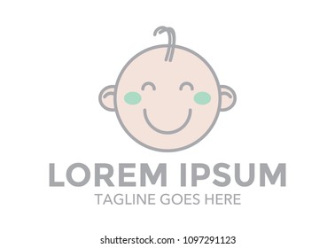 baby logo vector design. icon. vector illustration