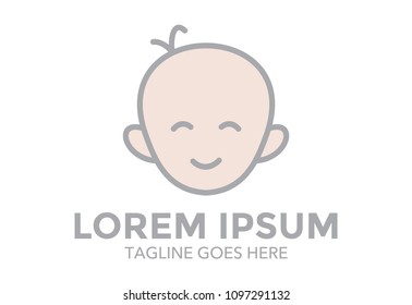 baby logo vector design. icon. vector illustration