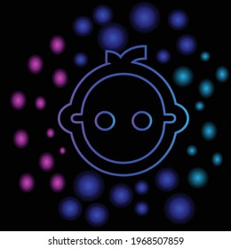 baby logo. vector eps 10